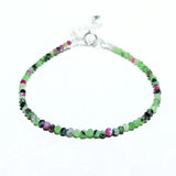 Anyolite Bracelet 925 Sterling Silver adjustable Bracelet