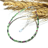 Anyolite Bracelet 925 Sterling Silver adjustable Bracelet