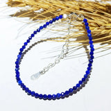 Lapis Lazuli Bracelet 925 Sterling Silver Gemstone Jewelry Gift