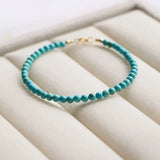 Turquoise Bracelet 925 Silver Clasp Helps Negativity
