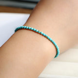 Turquoise Bracelet 925 Silver Clasp Helps Negativity