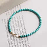 Turquoise Bracelet 925 Silver Clasp Helps Negativity
