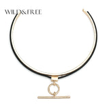 Wild & Women Zinc Choker Necklace Gothic Chain