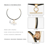 Wild & Women Zinc Choker Necklace Gothic Chain