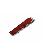 Wooden Tie Clips for Mens Shirt Wedding Wood Necktie Bar Clip