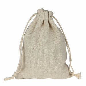10Pcs Jute Drawstring Pouch Burlap Bags Wedding Birthday Party Gift Bags