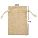 Linen Cotton Drawstring Bag Jewelry Bag Decorative Bags