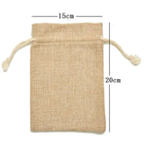 Linen Cotton Drawstring Bag Jewelry Bag Decorative Bags
