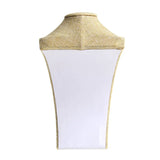 Linen Mannequin Jewelry Pendant Display Stand Holder