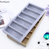 Linen/Velvet 6Grids Sunglasses Display Box Jewelry Display Packaging