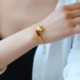 S925 Silver Fox Bracelet Red Agate Bangle