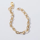 Interlok Plated Chain Bracelet Adjustable Classic Jewelry Gift