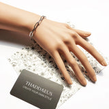 Link Chain Charm Bracelets 925 Sterling Silver Jewelry