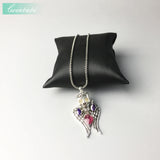 Skull King Pave Pendant Necklace, Heart 925 Sterling Silver Jewelry