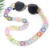50pcs Matte Transparent Acrylic Beaded Buckle Clasps for DIY Jewelry Making