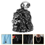 Lion Bell Lion Head Keychain Charm Riding Pendant Charm Men Accessory