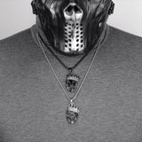 Lion King Animal Mens Long Necklace Chain Stainless Steel Hip Hop Jewelry Gift