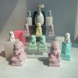 Lion Resin Mold Silicone Plaster Cement Epoxy Mold