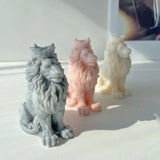 Lion-Shape Candle Molds Silicone Aromatherapy Candle Mold Resin Epoxy Molds