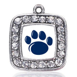 Lions Square and Round Charm Bracelet - Animal Lover Jewelry
