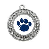 Lions Square and Round Charm Bracelet - Animal Lover Jewelry