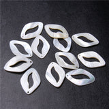 Oval Shell Pendant Mother of Pearl Beads DIY