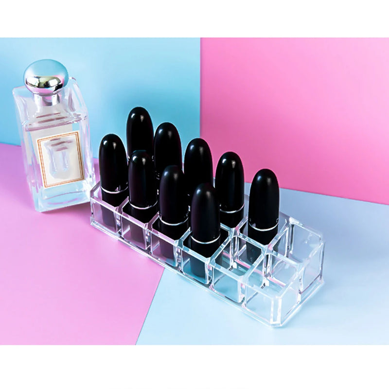 Acrylic Makeup Organizer Lipstick Holder Display Stand