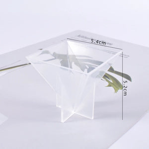 Diamond Pyramid Resin Mold for UV Epoxy DIY Home Office Decor
