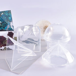 Diamond Pyramid Resin Mold for UV Epoxy DIY Home Office Decor