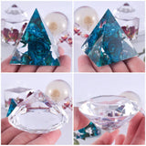Diamond Pyramid Resin Mold for UV Epoxy DIY Home Office Decor