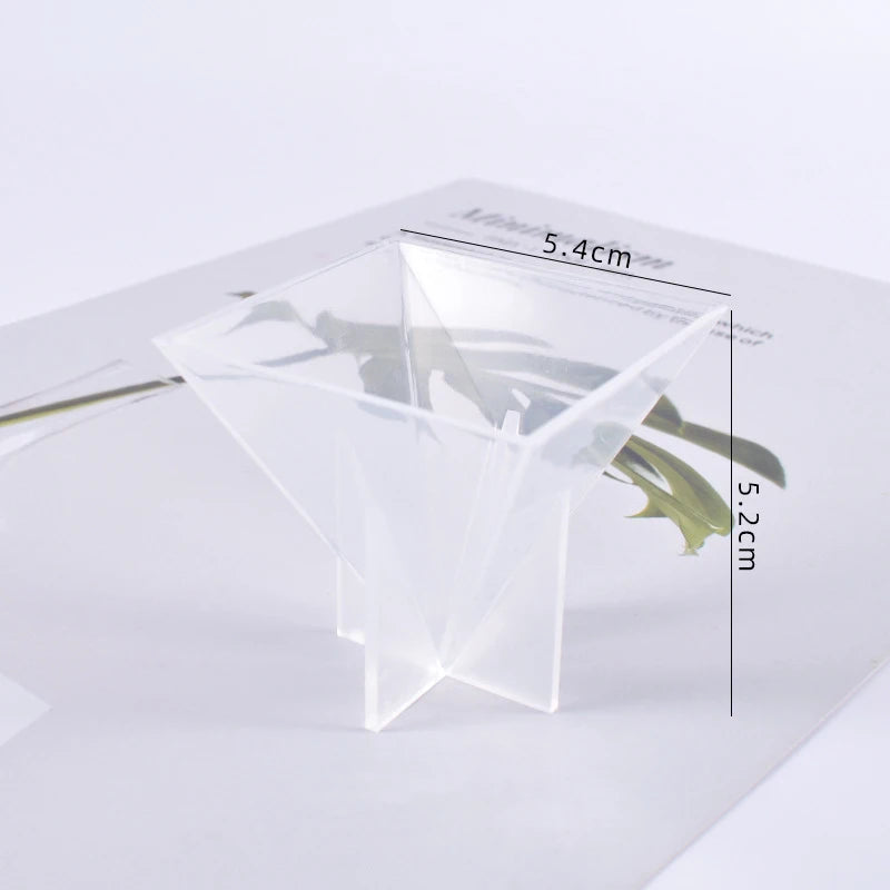 Diamond Pyramid Resin Mold for UV Epoxy DIY Home Office Decor