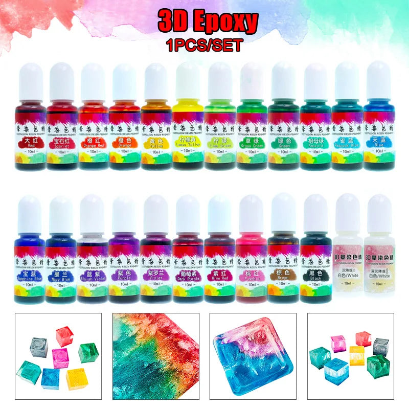 Epoxy Resin Dye Highly Concentrated Colorant DIY Jewelry Making
