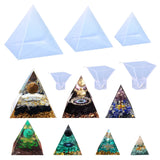 Transparent Pyramid Silicone Mould for DIY Resin Ornaments
