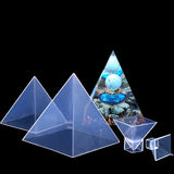 Transparent Pyramid Silicone Mould for DIY Resin Ornaments