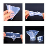 Transparent Pyramid Silicone Mould for DIY Resin Ornaments