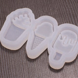 Ice Cream Cone Silicone Mold Woman Keychain Pendant DIY Crafts
