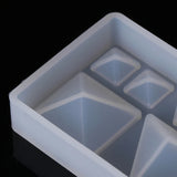 Geometric Triangle Mirror Craft Silicone Mold Resin for Jewelry Making DIY