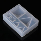 Geometric Triangle Mirror Craft Silicone Mold Resin for Jewelry Making DIY