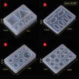 Geometric Triangle Mirror Craft Silicone Mold Resin for Jewelry Making DIY