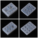 Geometric Triangle Mirror Craft Silicone Mold Resin for Jewelry Making DIY