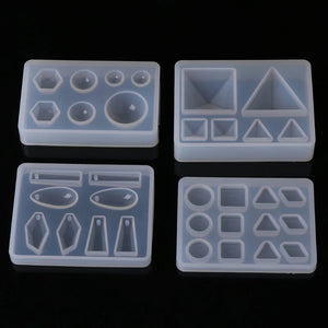 Geometric Triangle Mirror Craft Silicone Mold Resin for Jewelry Making DIY