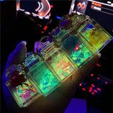 Luminous Perfume Floating Bottle Keychain Pendant