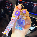 Luminous Perfume Floating Bottle Keychain Pendant