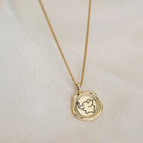 Sterling Silver Baby Elephant Pendant Necklace Sweet Female Jewelry