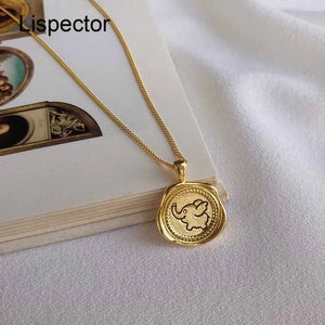 Sterling Silver Baby Elephant Pendant Necklace Sweet Female Jewelry