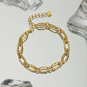 925 Silver Hip Hop Bracelet Unisex Jewelry