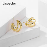 925 Silver Hollow Stud Earrings for Women