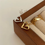 925 Sterling Silver Love Heart Pendant Necklace Female Jewelry