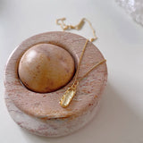 925 Sterling Silver Irregular Pendant Necklace for Women