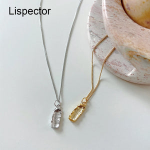 925 Sterling Silver Irregular Pendant Necklace for Women